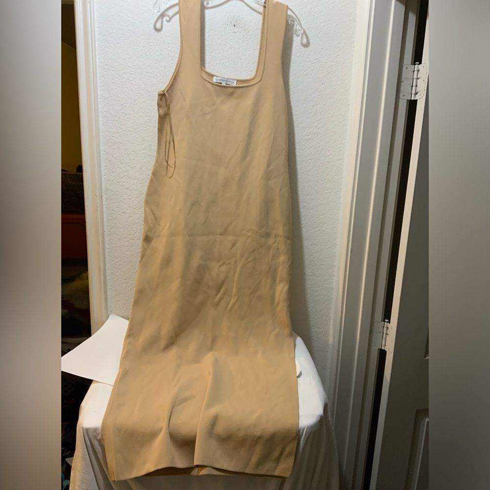 2.7 AUGUST APPAREL Endlessrose bodycon tan dress size XL